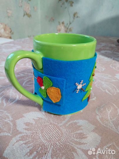 Бокал в новогоднем оформлении