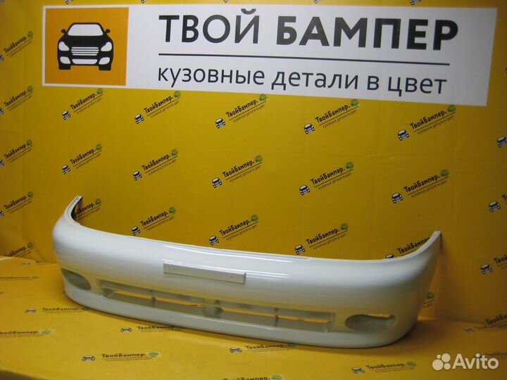 Бампер передний Chevrolet Lanos белый