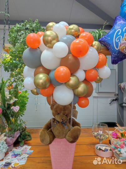 Гелиевые шарики/ доставка/ цифры из шаров