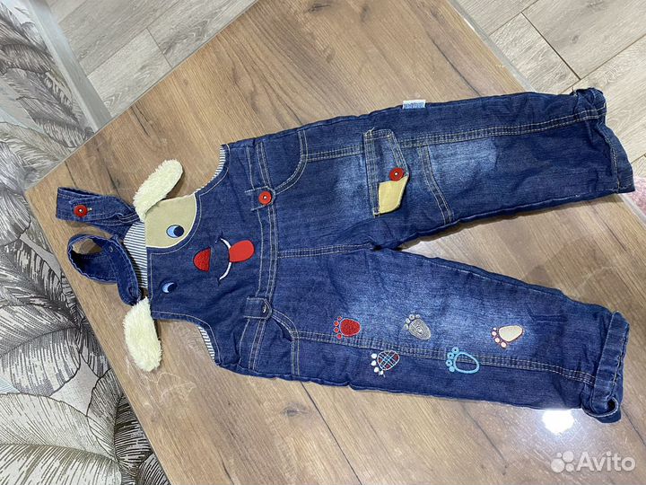 Джинсовый комбинезон