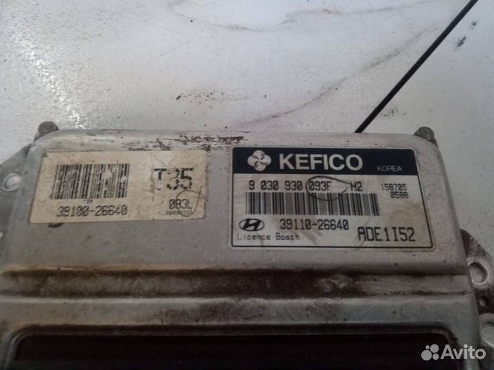 Блок управления двигателем Hyundai-Kia Accent