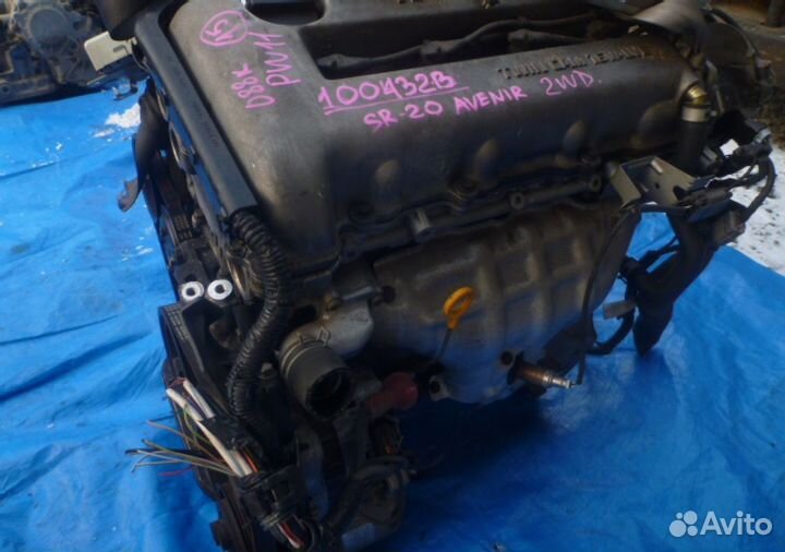 Двигатель на nissan avenir PW11 SR20DE