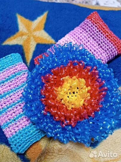 Мочалка ручной работы