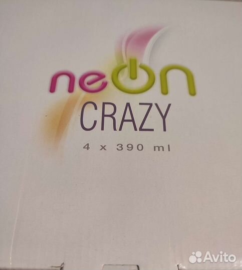 Набор стаканов для воды Crazy 390 мл. Чехия