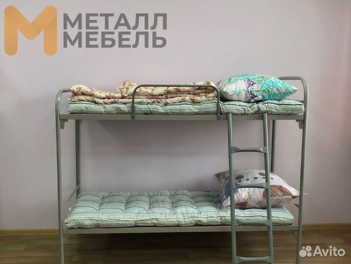 Металлические кровати для рабочих