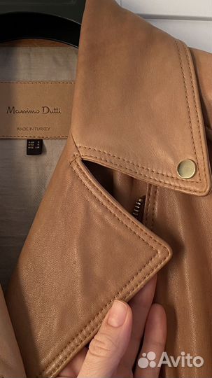 Куртка кожаная женская Massimo Dutti