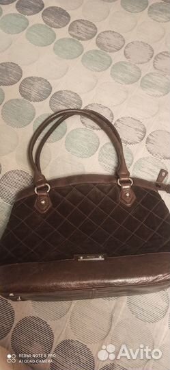 Сумка женская натуральная кожа бу