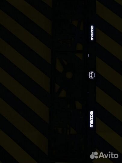 Рамка номерного знака led подсветка