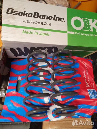 Пружины усиленные 2шт, Тойота Королла Филдер