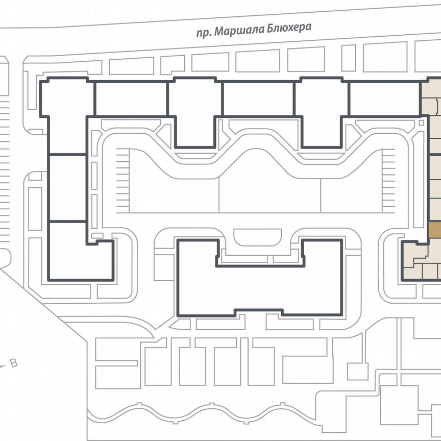 2-к. квартира, 69,6 м², 7/15 эт.