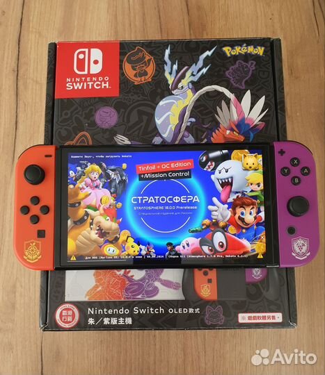 Nintendo switch oled прошитая 512gb