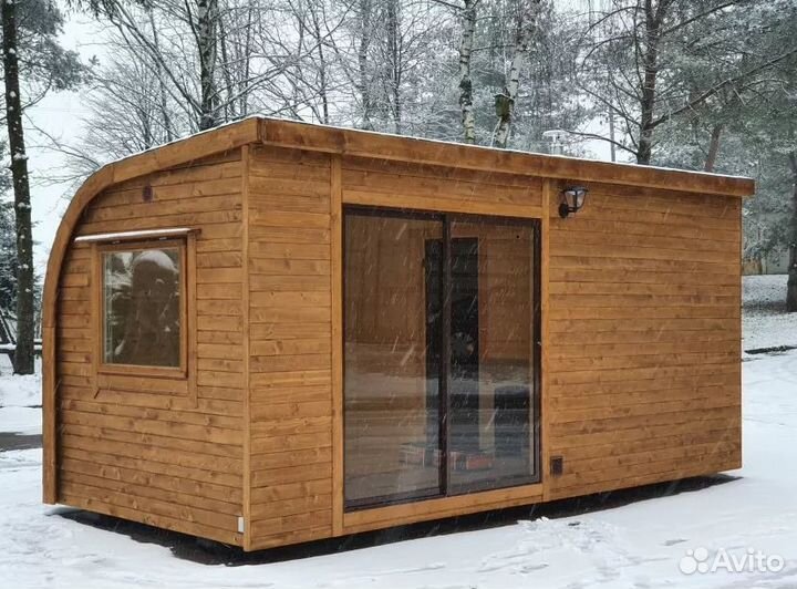 Баня бочка Квадро-Овал