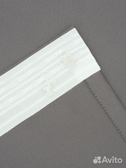 Интерьерные шторы графит