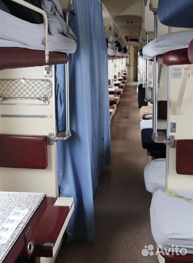 Шторка в поезд универсальная. Плацкарт 