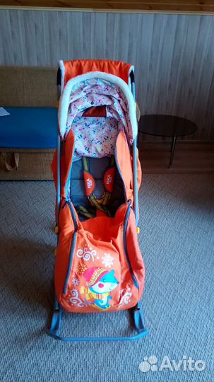 Коляска санки 