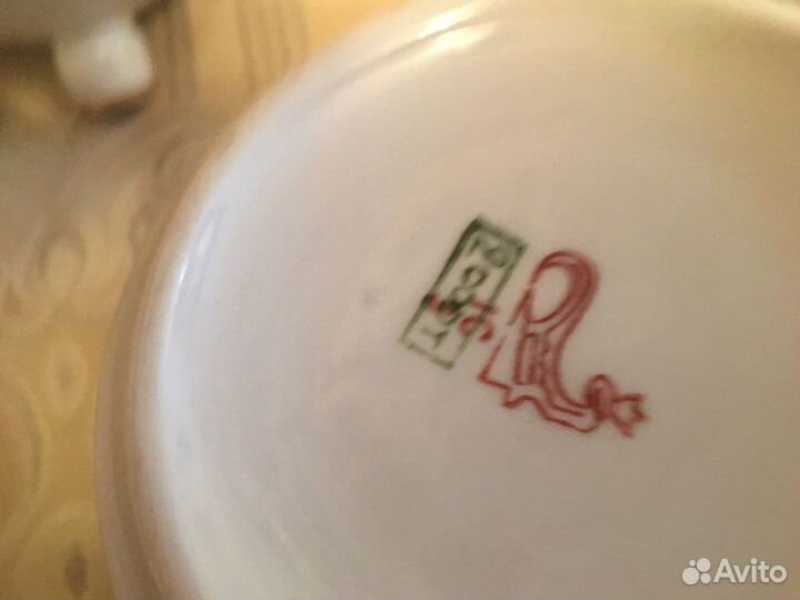 Чайный сервиз ссср. Богдановическая фарфоровая фаб