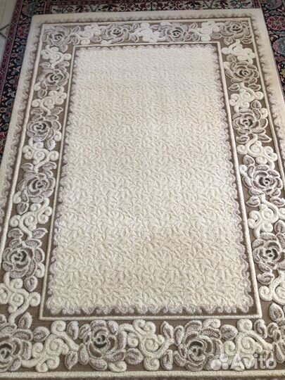 Ковер шерстяной, после чистки