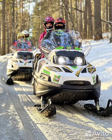 Прокат снегоходов BRP ski-doo и stels viking