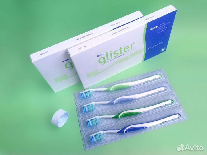 Зубная щетка Глистер Amway упаков 4шт для взрослых