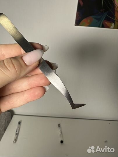 Пинцет для наращивания ресниц