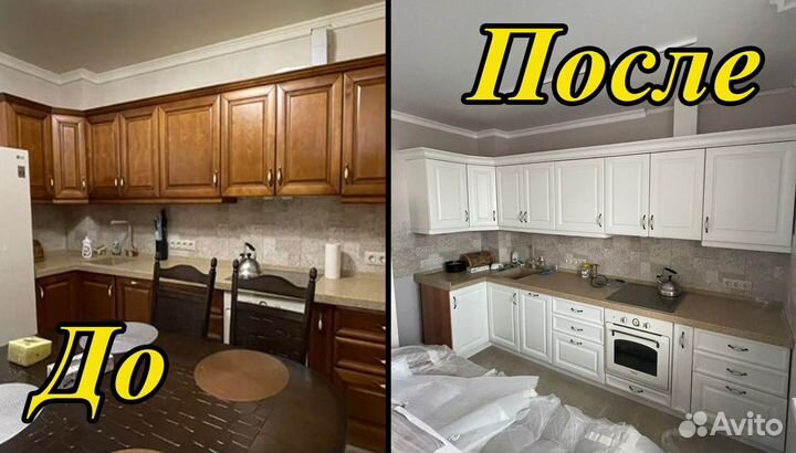 Покраска и изготовление мебельных фасадов