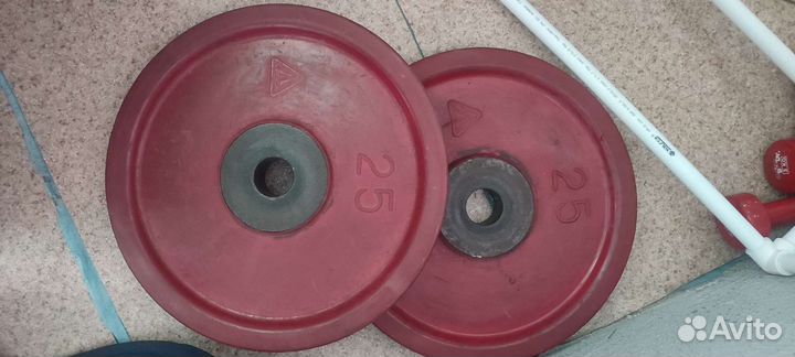 Блины для штанги 25 кг, 20 кг, 10 кг