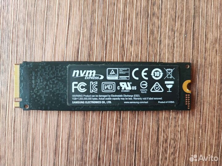 SSD M.2 накопитель Samsung 970 EVO 250 гб