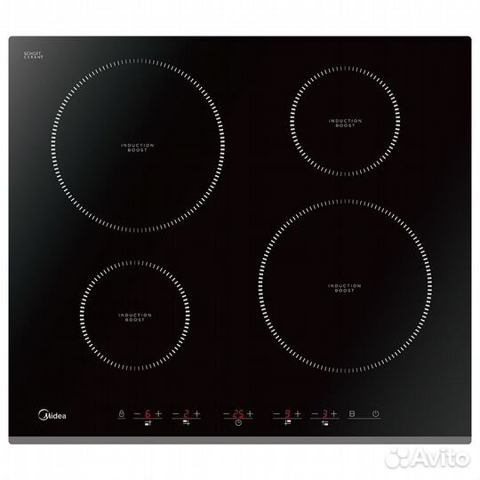 Индукционная варочная панель Midea MIH64516F, черн