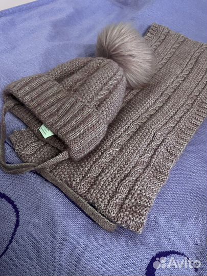 Шапка и снуд размер 50