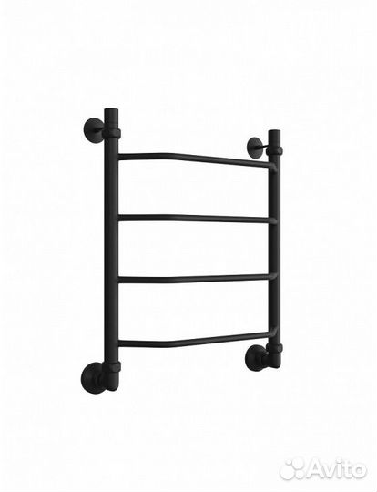 Водяной полотенцесушитель «E» Чёрный матовый 60/50