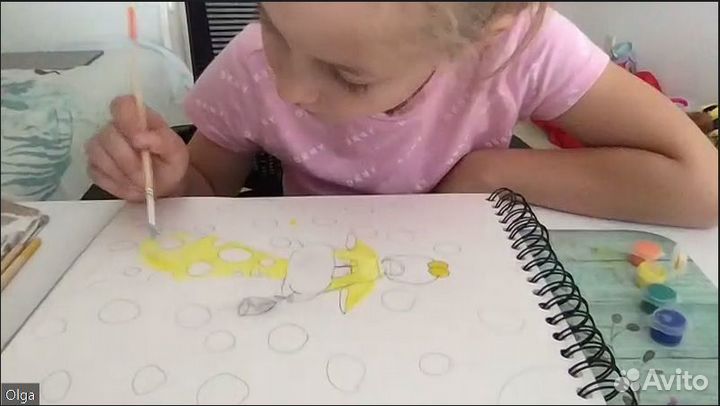 Уроки рисования по Zoom, для детей 8+