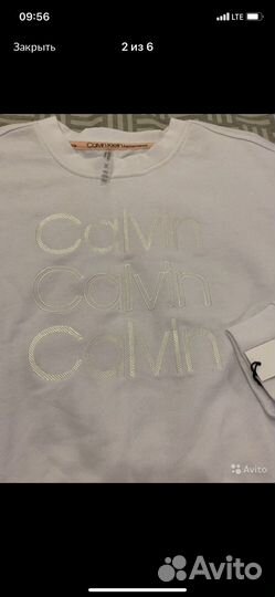 Свитшот новый оригинал Calvin Klein