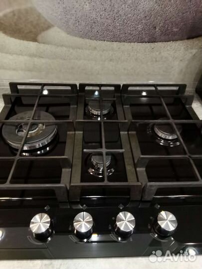 Газовая варочная панель бу 3года 4 конфорки