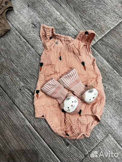 Боди для девочки 68 74