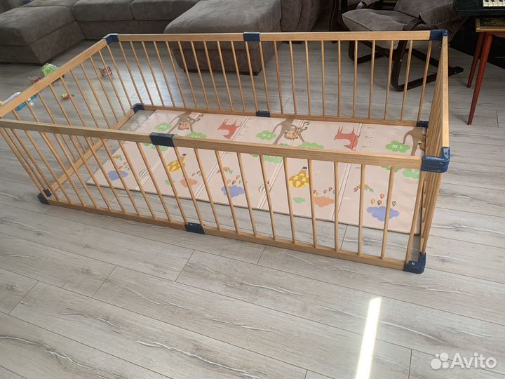 Манеж детский деревянный