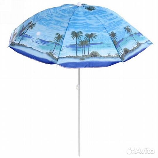 Зонт пляжный d160см h170см Сказочный остров