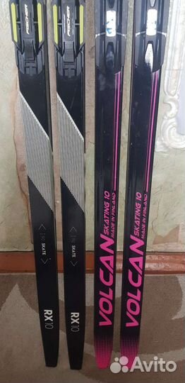 Лыжи беговые коньковые karhu volcan, kastle rx10