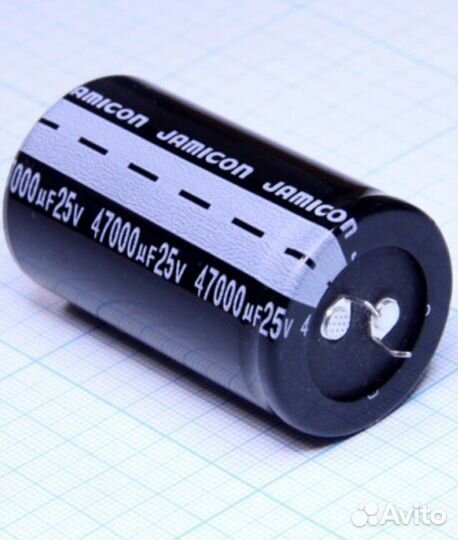 Конденсатор jamicon 47000мкф 25в