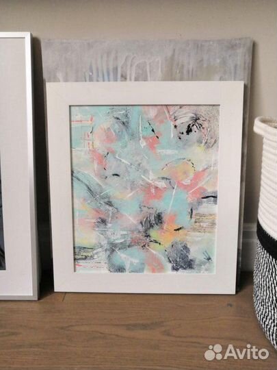 Картина яркая абстракция