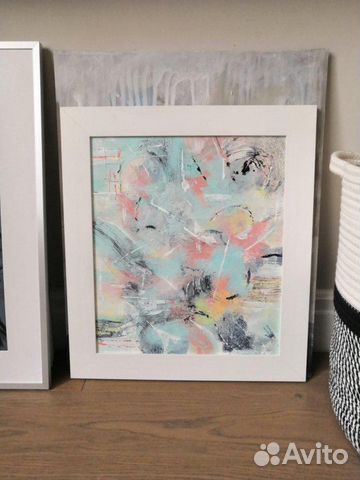 Картина яркая абстракция