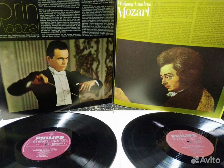 Моцарт симфонии 38 39 40 41 винил Германия