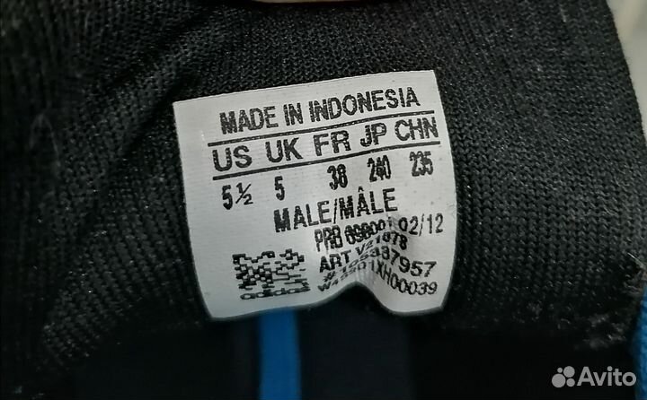 Футбольные бутсы predator 38 размер