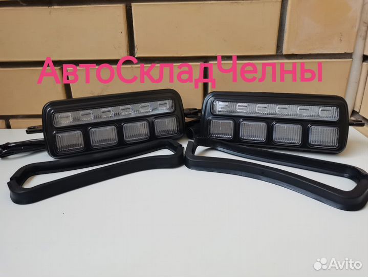 Надфарники на Ниву 4х4 с функцией дхо