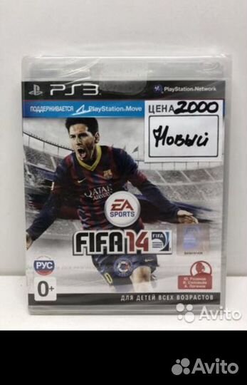Диск fifa 14 Новый для PS3