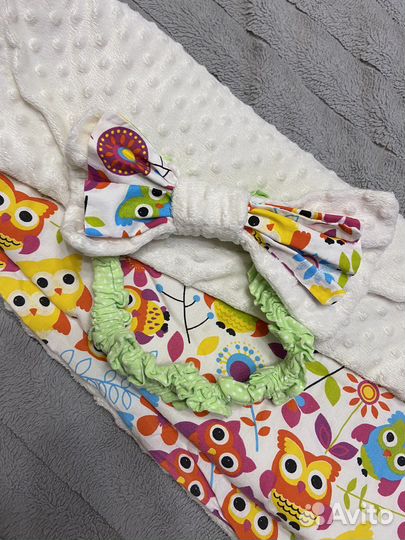 Конверт-одеяло на выписку весна лето осень