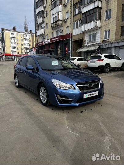 Subaru Impreza 2.0 CVT, 2016, 120 300 км
