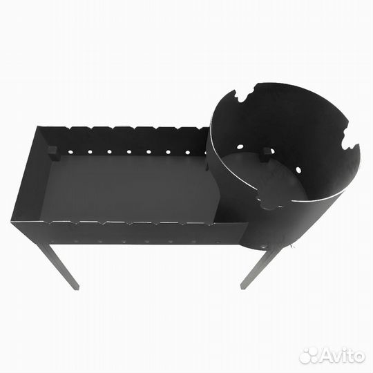 Мангал, Мангал с печкой под казан