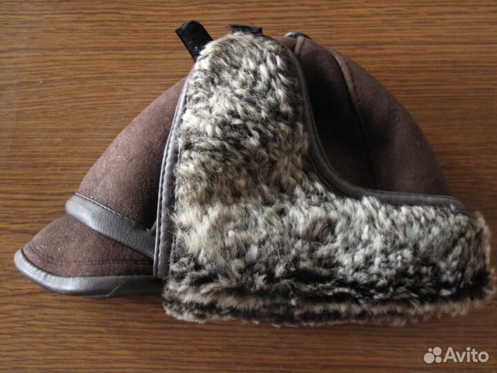 Шапка меховая из дубленой овчины, новая, не ношена