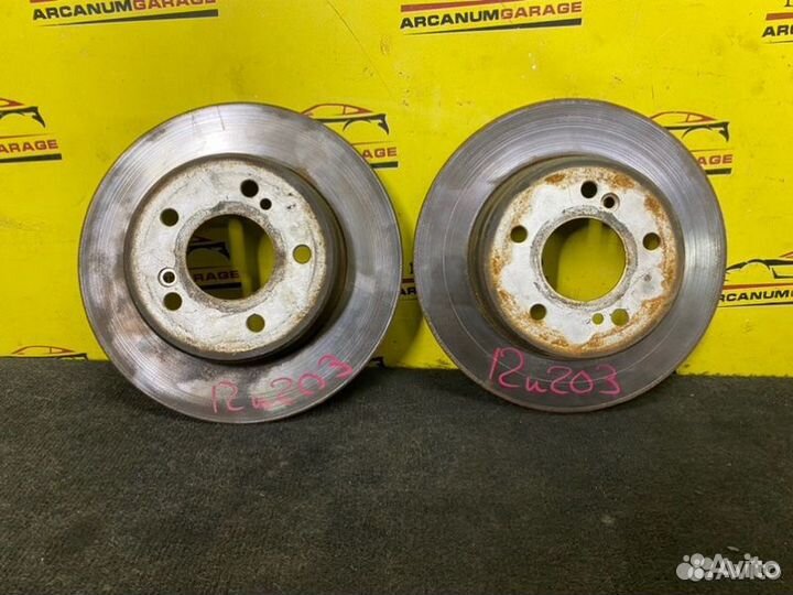 Тормозной диск задний Mercedes Clc W203 OM646.963