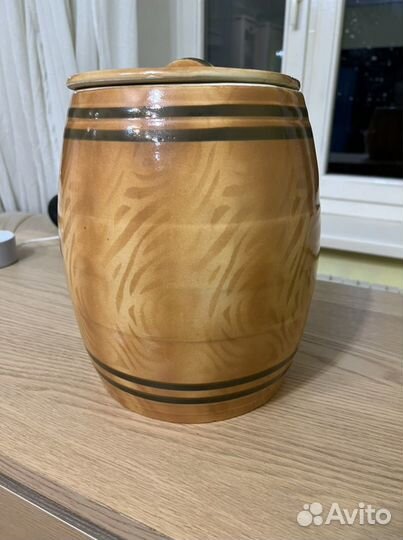 Керамический бочонок СССР 8 литров